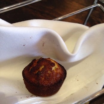 The Roundhouse Hotel - 2 mini burnt muffins for"bread"!! - New American Near Me - Beacon, New York