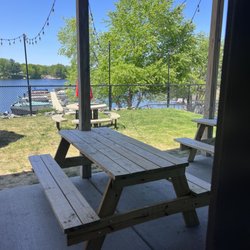 Wissota View - View from the deck!  Shaded picnic table or umbrella over a table