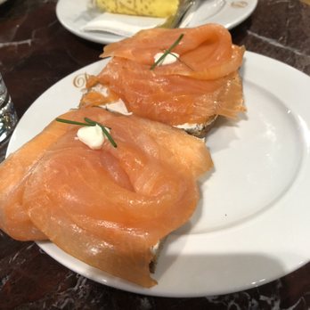Demel - Salmon was yummy, bread it was on left a lot to be desired - Cafes Near Me - Schwechat, 3