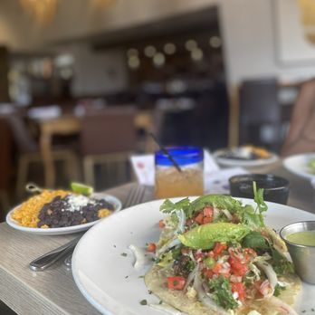 Mole Mexican Kitchen - champignon tacos with rice and beans - Mexican Near Me - Sedona, Arizona Mole Mexican Kitchen - champignon tacos with rice and beans - Mexican Near Me - Sedona, Arizona