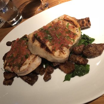 The Establishment - Swordfish steak with sunchokes - Seafood Near Me - Charleston, South Carolina The Establishment - Swordfish steak with sunchokes - Seafood Near Me - Charleston, South Carolina