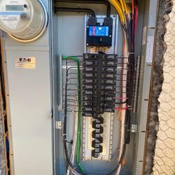 Panel upgrade in progress