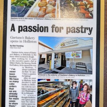 Gaetano's Bakery - Bakeries Near Me - Holliston, Massachusetts Gaetano's Bakery - Bakeries Near Me - Holliston, Massachusetts