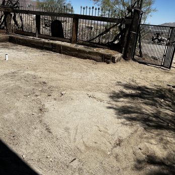 Ready For You Landscaping services - After - uneven rock pavers removed and getting prepped for concrete - Landscaping Near Me - Banning, California