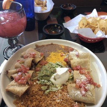 Carlitos Mexican Restaurant - Taquitos & Perfect Strawberry Margarita! - Mexican Near Me - Red Bluff, California