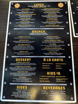 Menu photo 7 Industry Gastro Lounge Moore, OK