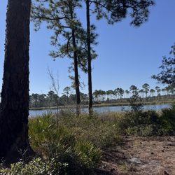 One of the many small lakes along our 6 mile hike - many of which had benches and seating areas available for a quick break.