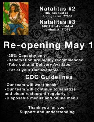 Menu photo 4 NATALITA'S 3 Tomball, TX