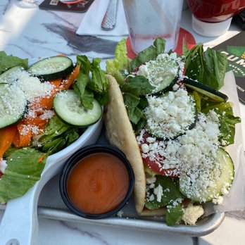 Hub 41 - Lamb Gyro with side salad - Bars Near Me - Detroit Lakes, Minnesota