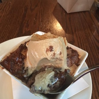 Scarlet Oak Tavern - Malted milk chocolate bread pudding with scoop of local coffee ice cream. Only good part was ice cream - New American Near Me - Hingham, Massachusetts Scarlet Oak Tavern - Malted milk chocolate bread pudding with scoop of local coffee ice cream. Only good part was ice cream - New American Near Me - Hingham, Massachusetts