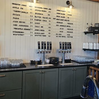 Winterset Cidery - menus on the wall - Cideries Near Me - Winterset, Iowa Winterset Cidery - menus on the wall - Cideries Near Me - Winterset, Iowa