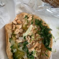 Chicken taco