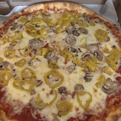 Gino’s New York Pizza - Banana peppers & mushrooms