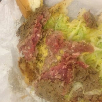 Pappas Burger - My "medium" burger. Totally undercooked :( - Burgers Near Me - Houston, Texas