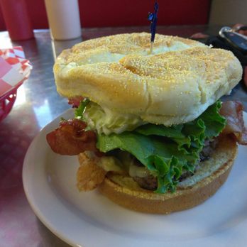 Big Jud's - Bleu cheese and bacon burger!! Ready to dive in!! - American Near Me - Boise, Idaho Big Jud's - Bleu cheese and bacon burger!! Ready to dive in!! - American Near Me - Boise, Idaho