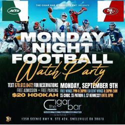 The Cigar Bar - Flyer