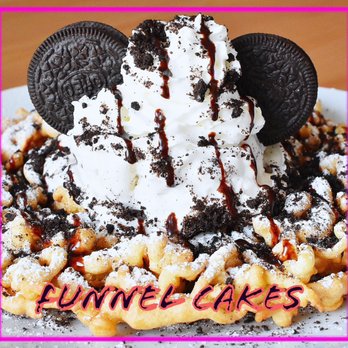 Monkey’s Munchies - Funnel cake with ice cream and other toppings. - Desserts Near Me