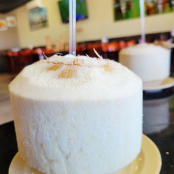 Pho Van - Fresh coconut juice. - Vietnamese Near Me - San Diego, California