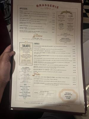 Menu photo 1 Brasserie 292 Poughkeepsie, NY