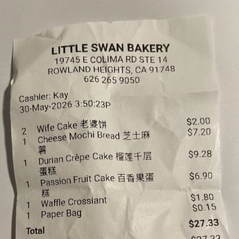 Little Swan - Bakeries Near Me - Rowland Heights, California