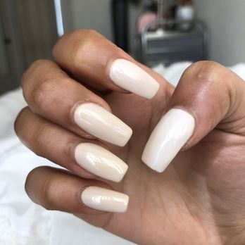 Dream Nails - my nails slowly changed colors from white to off white? - Nail Salons Near Me - Los Angeles, California