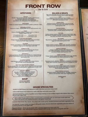 Menu photo 5 Front Row Bar & Grill Hillsboro, OR Menu photo 5 Front Row Bar & Grill Hillsboro, OR