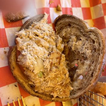 BrewBurgers - If you don't want a cold tuna salad, order a HOT tuna melt but it won't be crispy like it used to be - American Near Me - Venice, Florida BrewBurgers - If you don't want a cold tuna salad, order a HOT tuna melt but it won't be crispy like it used to be - American Near Me - Venice, Florida