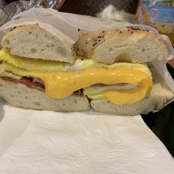Broadway Bagel - Chees tasted very artificial - Bagels Near Me - New York, New York