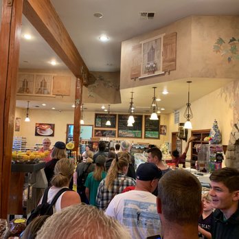 Shea Schat's - Line at 8:30 for coffee and pastry - Bakeries Near Me - Mammoth Lakes, California