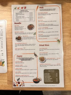 Menu photo 1 La Moon Thai Eatery San Diego, CA Menu photo 1 La Moon Thai Eatery San Diego, CA