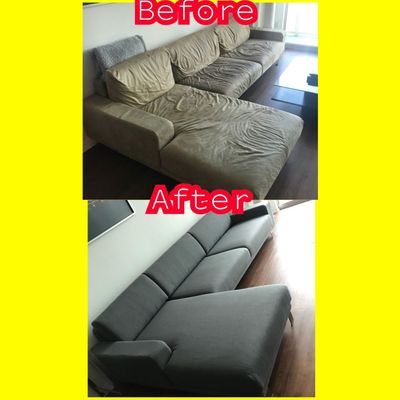 Upholstery - Before and after