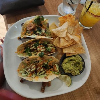Moxies - Shrimp tacos Guacamole was delicious & not over seasoned - Lounges Near Me - Miami, Florida Moxies - Shrimp tacos Guacamole was delicious & not over seasoned - Lounges Near Me - Miami, Florida