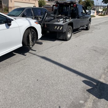 Kritical Towing - Car getting pulled up onto the two truck! - Towing Near Me - La Puente, California