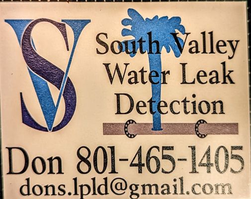 South Valley Water Leak Detection Logo