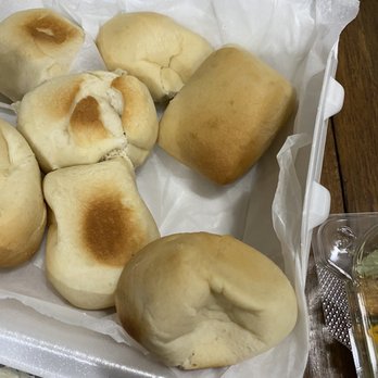 Texas Roadhouse - Cold finger indented smashed rolls - American Near Me - Mesa, Arizona