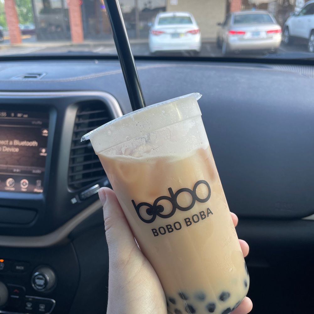 Strawberry milk tea w/ brown sugar boba I've tried 3 flavors now and they were all delicious! Best boba I've ever had. Strawberry milk tea w/ brown sugar boba I've tried 3 flavors now and they were all delicious! Best boba I've ever had.