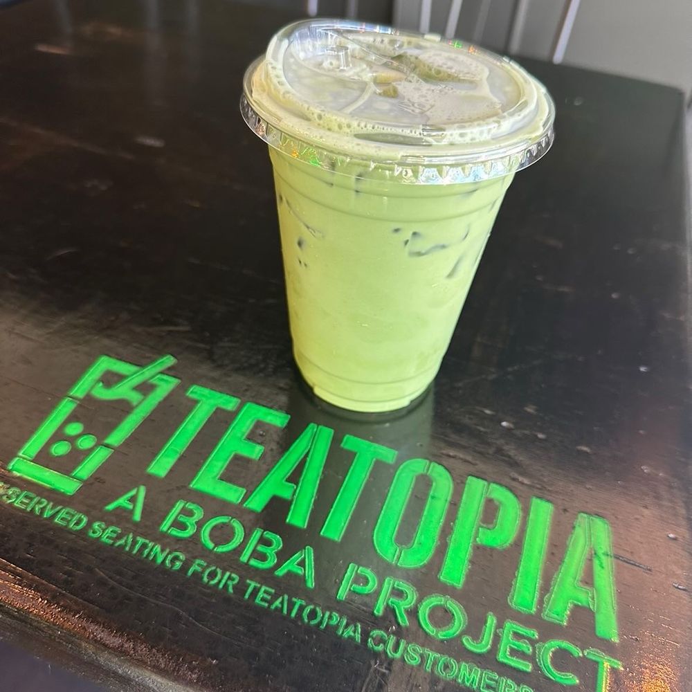 Teatopia - Matcha Latte - Bubble Tea Near Me - Long Beach, California