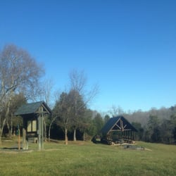 Pleasant Grove Dog Park - Covered picnic benches and BBQ