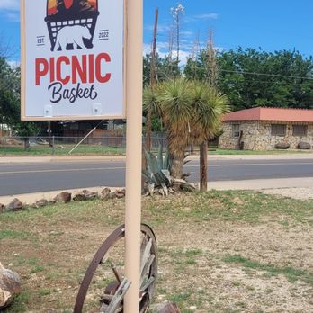 Picnic Basket - Look for this sign to find it. - Flowers & Gifts Near Me - Alpine, Texas Picnic Basket - Look for this sign to find it. - Flowers & Gifts Near Me - Alpine, Texas