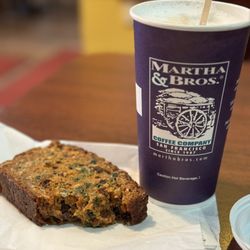 Martha & Brothers Coffee - Morning glory cake is wonderful with a cappuccino!