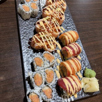 U House - Sweetie Roll, Pink Lady and two Spicy Crunchy Tuna - Sushi Bars Near Me - Berkeley Township, New Jersey