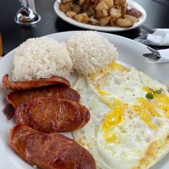 Stacks Pancake House - Portuguese Sausage & Eggs - Breakfast & Brunch Near Me - Irvine, California Stacks Pancake House - Portuguese Sausage & Eggs - Breakfast & Brunch Near Me - Irvine, California
