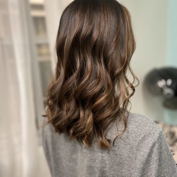 Ingrid Coes Hair Design - Balayage highlights with an all over color - Hair Salons Near Me - Charlotte, North Carolina Ingrid Coes Hair Design - Balayage highlights with an all over color - Hair Salons Near Me - Charlotte, North Carolina