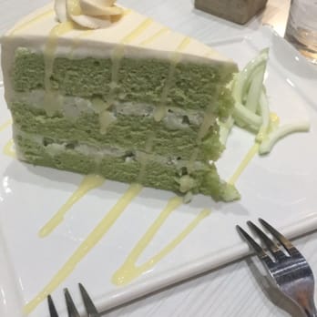 Noodle Wave - Forgot the name of this cake. It was light and delicious. Something with padan leaves though! - Thai Near Me - Frisco, Texas Noodle Wave - Forgot the name of this cake. It was light and delicious. Something with padan leaves though! - Thai Near Me - Frisco, Texas