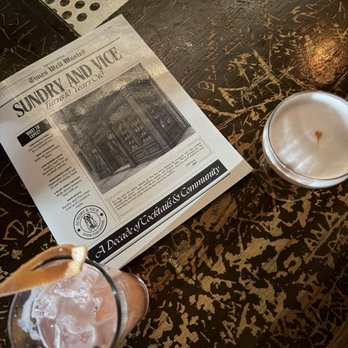 Sundry and Vice - Cocktail Bars Near Me - Cincinnati, Ohio Sundry and Vice - Cocktail Bars Near Me - Cincinnati, Ohio