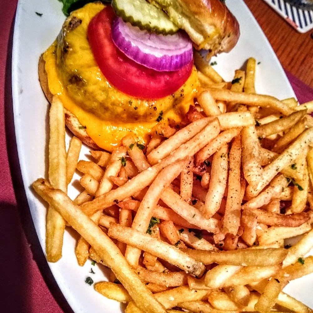 1 North Steakhouse - Burger was soooo worth it! - Steakhouses Near Me - Hampton Bays, New York