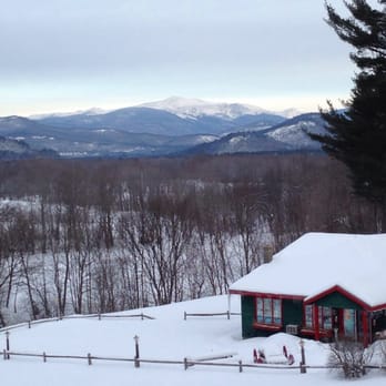 Wildflowers Inn - View from private bath in Room 3 - Hotels Near Me - North Conway, New Hampshire