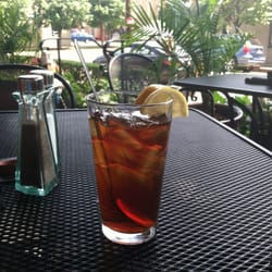 Luke & Mike's Frontporch - Relaxing on front porch with iced tea.