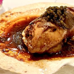 Sea Scallop with foie gras & truffle Sea Scallop with foie gras & truffle