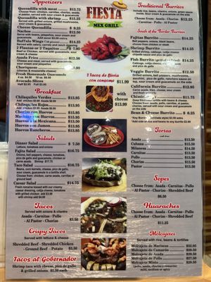 Menu photo 4 Fiesta Mex Grill Stanton, CA Menu photo 4 Fiesta Mex Grill Stanton, CA